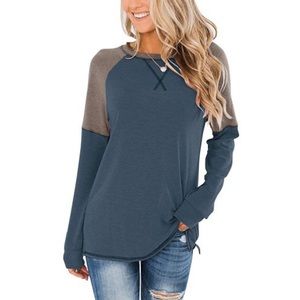 New!! Navy Raglan Tee